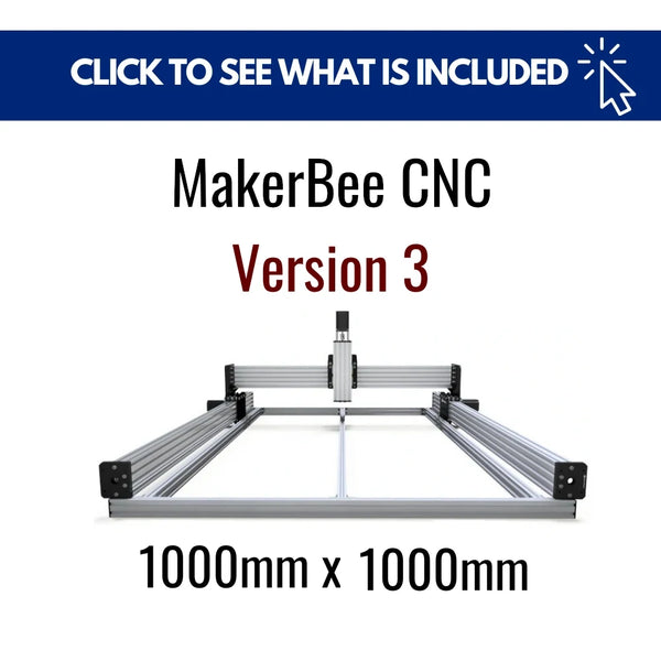 MakerBee V3 1000x1000mm - Silver - Our Recommended Kit