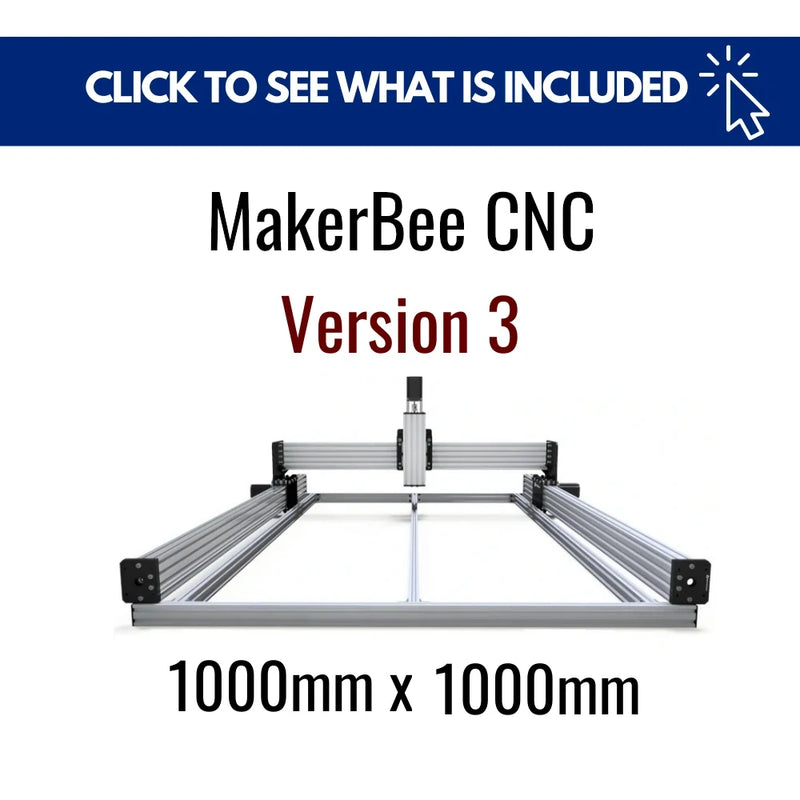 MakerBee V3 1000x1000mm - Silver - Our Recommended Kit