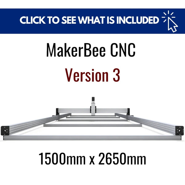 MakerBee V3 1500x2650mm - Silver - Our Recommended Kit