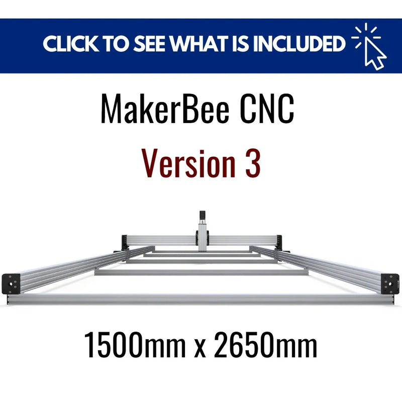 MakerBee V3 1500x2650mm - Silver - Our Recommended Kit